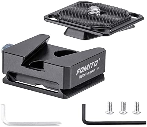 FOMITO V-MONT RAPLEMENTO PLACA DE REMONHAÇÃO K6 Kit de montagem de trava V para bateria Sony BP, cabeça de bola de tripé, câmera DSLR, monitor de campo, luz de LED