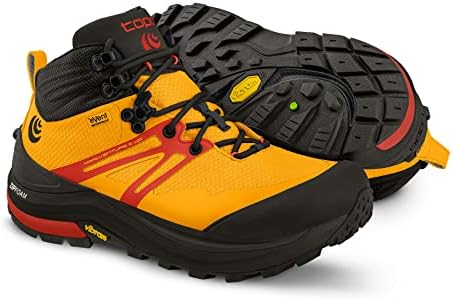 TOPO ATHLETIC MEN's Trailventure 2 WP confortável à prova d'água de 5 mm de corrida de trilha, sapatos atléticos para corrida de trilhas