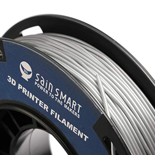Sainsmart TPU Filamento 1,75 Prata Filamento de impressão 3D flexível de prata 1,75 mm 250g Precisão dimensional de