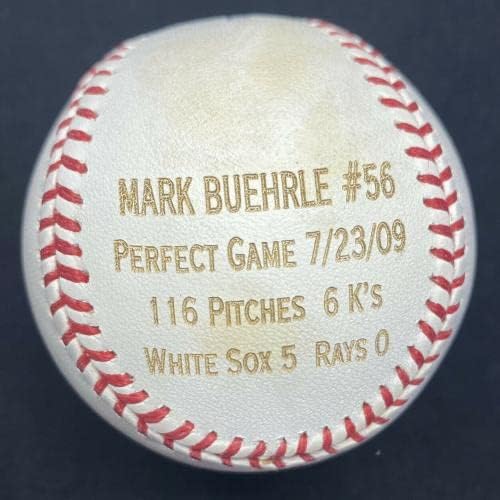 Mark Buehrle PG 7-23-09 MLB Holo de beisebol assinado-bolas de beisebol autografadas