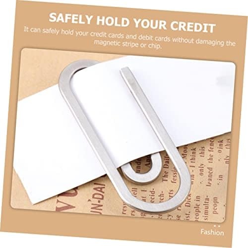 Tofficu 2pcs Clipe de papel Man bolsa para homens carteira de clipe para homens Acessórios para carteira minimalista CLIPES