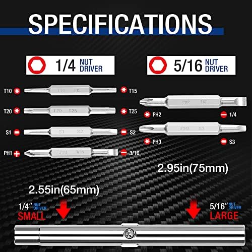 Ferramenta de chave de fenda de vários bits do WorkPro 15 em 1, tudo em um, driver de parafuso multiuso portátil,