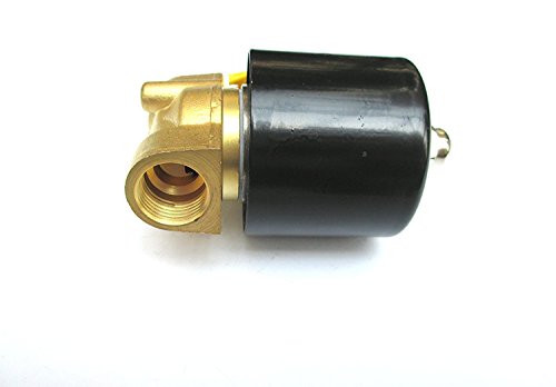3/8 válvula solenóide 110V/115V/120V DC Brass elétrica a diesel de água de água aérea normalmente fechada NPT