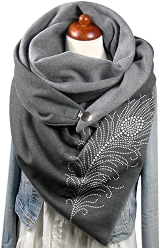 Inverno, lenço quente, lenço feminino vintage lenço de lenço multiuso algodão espesso macio de moda confortável shawls