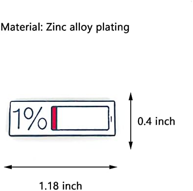 1% de pino de exibição de potência | ROVA PIN | Pino legal | Pin engraçado | Pino de esmalte | Pino de lapela | 1.18