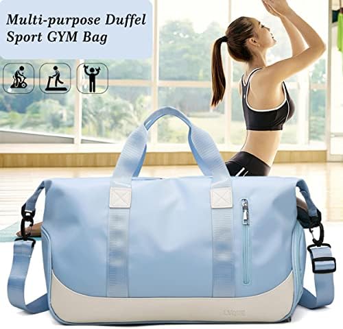 Duffel Bags Duffel Weekender Overnight Bag Bag Carry On Bag Sports Gym Tote Bag para mulheres e homens