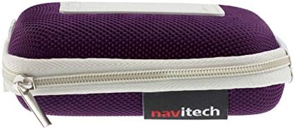 Navitech Purple Water Resistente Câmera Lente Case Proteção Pouca compatível com o Nikon AF-S Teleconverter TC800-1.25E ED