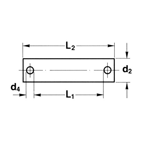 Ametric BL 634 CP Cadeia de folhas da série BL, número ISO LH1234, BL 634 ANSI Número 19,05 mm Pitch, arremesso de placa 3x4,