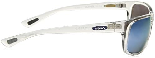 Revo unissex re 1061 Vapper Wraparound polarizado Proteção UV Sunglasses