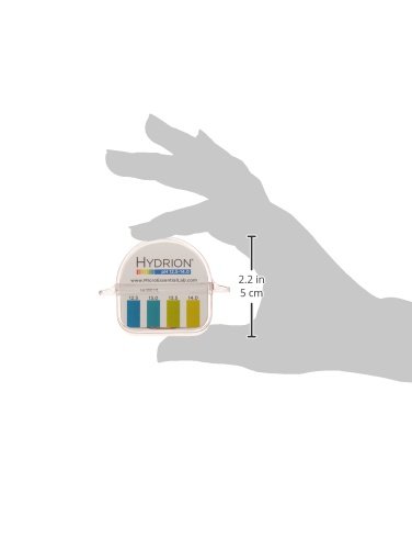 Micro Essential Lab 161 Distribuidor de papel de teste de ph hidriote de poliestireno, 1-12 pH e 12,5-14.0 pH, rolagem