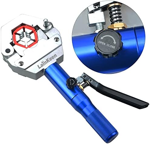 Hidráulica AC Hose Crimper 71500 manual manual a/c kit crimper kit de ar condicionado reparo de mão hidráulica ferramenta de crimpagem de mangueira hidráulica