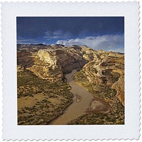 3drose qs_88881_1 rio Yampa, monumento nacional de dinossauros, Colorado - US06 CHA0040 - Chuck Haney - Quilt Square, 10