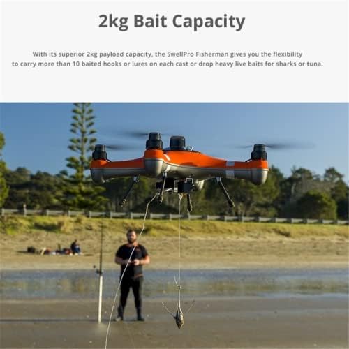Swellpro Fisherman FD1 Drone de pesca com câmera HD e GPS, câmera FPV IP67 Drone à prova d'água, pacote PL2-F VTX GL1 FPV
