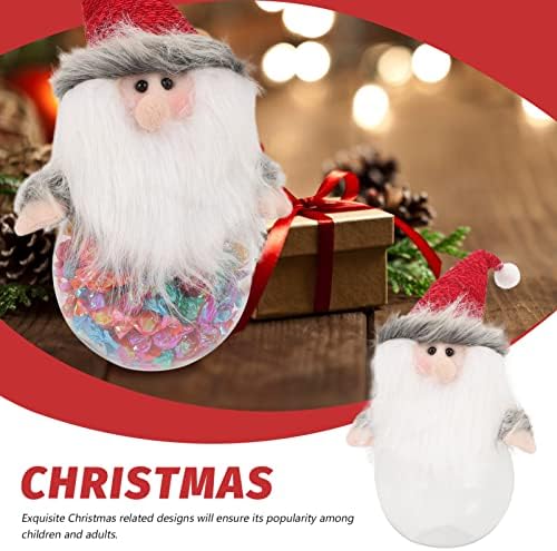 PretyZoom Christmas Candy Jars Christmas Papai Noel Claus Cookie Jar Cookie e Presente Recipiente Jar frasco Sweet Box Botther Titular Festas de Festa de Natal