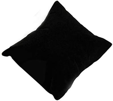 Almofadas pretas de Yardwe Black Pillows Bracelet Pillow Pillow 6pcs Almofadas de jóias Pequenas almofadas de pulverização de