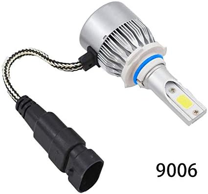 Wflnhb 4 pcs 9005+9006 Combo LED alto/baixo kit de conversão de farol de feixe lâmpadas de conversão 6000k lascas de espuma