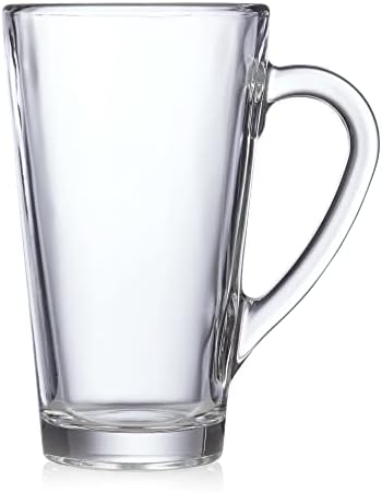 Libbey Cavana Alta Caneca de Vidro, 16,4 onças, Conjunto de 4