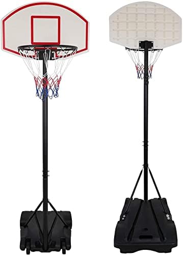 Homgarden Mini Portable Basketball Hoop Stand For Kids Juniors 8 pés de altura ajustável Sistema de basquete para