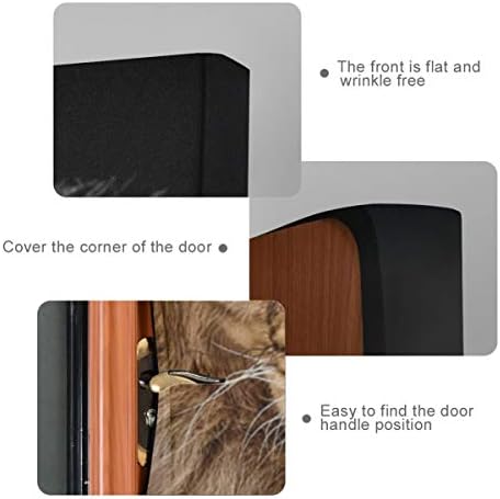 Enevotx Welcome Door Capa Porta linda Decorações de portas de retrato de leão para casa Decoração de porta de tecido durável para