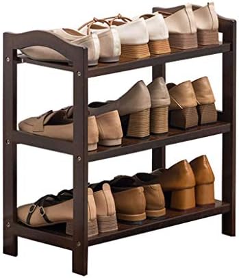 KMMK CLOSET ENTRADA DE PARTIMAIS DE BUMELADOR Multi-camada de camada de bambu Rack de armazenamento simples, ideal