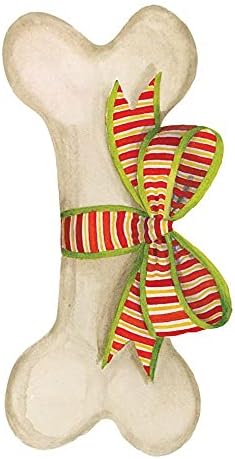 Caspari Dog Bone e Bow Decorative Die -Cut Gift Tags - 4 por pacote