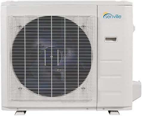 Senville Sena-30HF/D Dual Zone Mini Split Air Conditioner Heat Pump, 28000 BTU, trabalha com Alexa, White