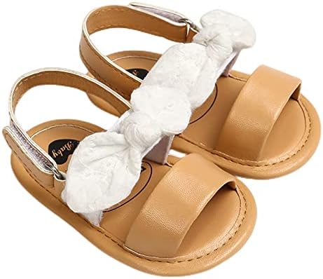 Baby Girls Sandals Sapatos de verão Sapatos ao ar livre Primeiro Walker Sapatos para meninas para o verão