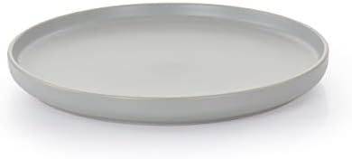 Elama Luxmatte Contemporary Dinnerware Conjunto, 20 peças, cinza claro