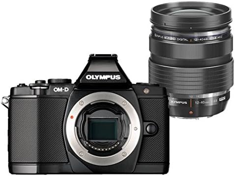 Olympus OM-D E-M5 Digital Compact System Câmera com M.Zuiko Digital ED 12-40mm F2.8 Pro lente-Elite Black 3,0 polegadas OLED-Versão Internacional