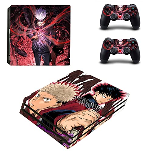 Para PS4 Normal - Anime Jujutsu Itadori Kaisen No Yuji Gojo Satoru Kugisaki Inumaki Nobara TOGE PS4 ou PS5 Skin Stick