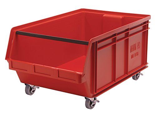 Bin Mobile, 29 pol. L, 18-3/8 pol. W, amarelo