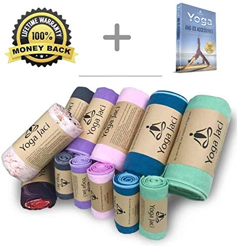 Toalha Yoga Jaci Yoga - Non Slip - Sweat Absorvent - Microfiber Soft Towels - Para ioga quente, pilates, tapete, treino,