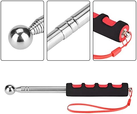 115 cm de aço inoxidável Detecção de som da casa de inspeção Hammer Casa Tool telescópico Hammer de detecção de haste