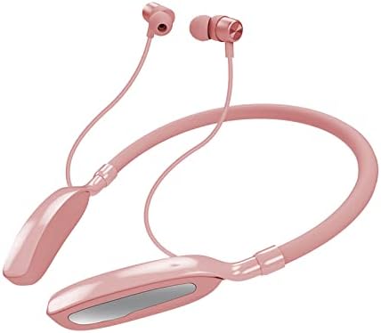 Fone de ouvido Bluetooth sem fio - Pescoço pendurado fone de ouvido Bluetooth, exibição de energia, controle de toque inteligente