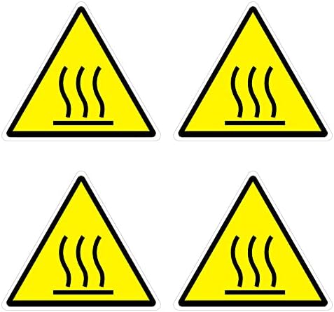 Dealzepic - adesivo de sinal de cautela de superfície quente - descasca autônoma e decalque de vinil do triângulo de