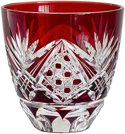 タジマガラス Edokiri Chrysanthemum Glass, sopa gourmet, 75 ml, vermelho