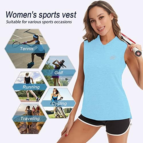 Meetwee Women Women Rash Guard Sun Sun Shirt UV UPF 50+ camiseta seca rápida para caminhada de golfe