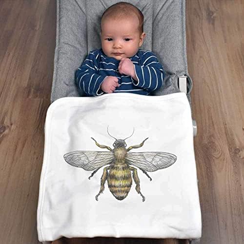 Azeeda 'Bee' Cotton Baby Blain / Shawl