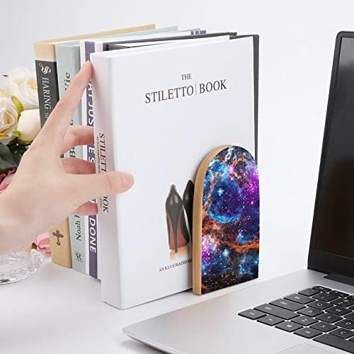 Lagosta Nebula Space Decorative Livro termina de madeira não esquiadores Plataformas de mesa