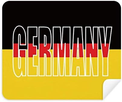 Alemanha bandeira country Nome do telefone Cleante Tripes Cleaning Ploth 2pcs Camurça tecido de camurça