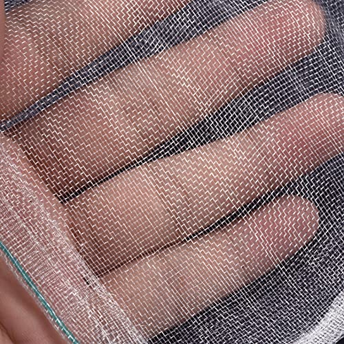 Patikil Aquarium Filter Media Bacs 15x10cm 6 bolsas de malha de tanque de peixes com cordões brancos