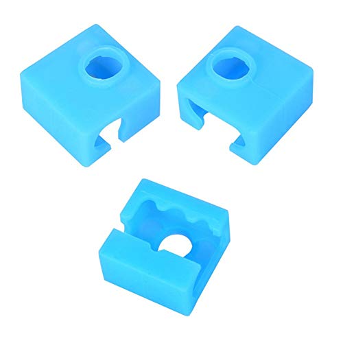 SunHokey 3pcs 3d Impressora Silicone Meia MK7 MK8 MK9 HOTEND PARTILHO TAPLO DE BLOCO DO CR-10,10S, S4, S5, Ender 3, Ender