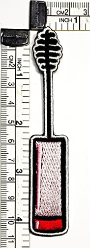 Escovas de kleenplus pincéis de olho de sobrancelha de sobrancelha de desenho animado bordado 222 ferro no crachá costurar em