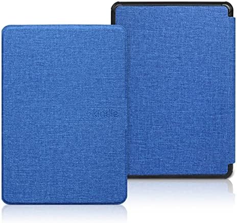 JNSHZ 2021 Todos os novos casos inteligentes magnéticos para Kindle Paperwhite 5 11ª geração 6,8 polegadas Edição de assinatura capa pu de manga PU, azul