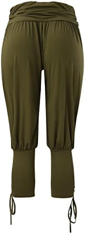 Miashui women harém calças mulheres ioga roupas esportivas de ioga up Up Bandagem Solid Casual Elastic Womens calça feminina