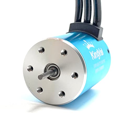 Substituição Kingval 3650 5200kV Sem sensor sem escova eixo de motor 3,175 mm com 60A Muscless escoucura compatível com 1/10 carro RC