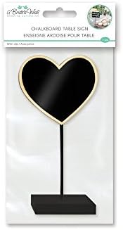 Uma noiva deseja wb810a sinalizador de clipe de quadro -negro, coração