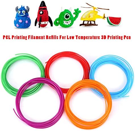 3D Pen Filament Pla, 20 cores 3D Pen Filamento PLA 1,75 mm Recarias de caneta 3D reutilizáveis ​​para crianças biodegradáveis ​​odorlessless