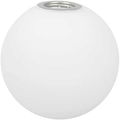 Substituição de sombra globo de vidro fosco, G9 Globe Lamp Shade de vidro de vidro moderno Luminagem de luminária