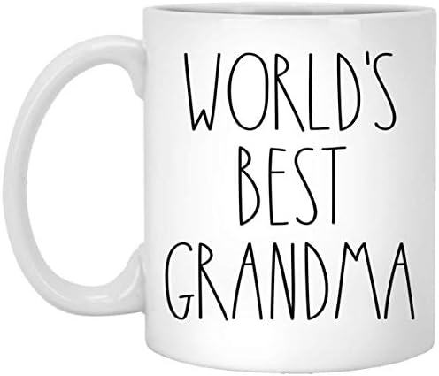 Melhor caneca da avó do mundo | Vovó Rae Dunn Copo de café no estilo | Rae Dunn inspirado | A melhor avó de todos os tempos caneca
